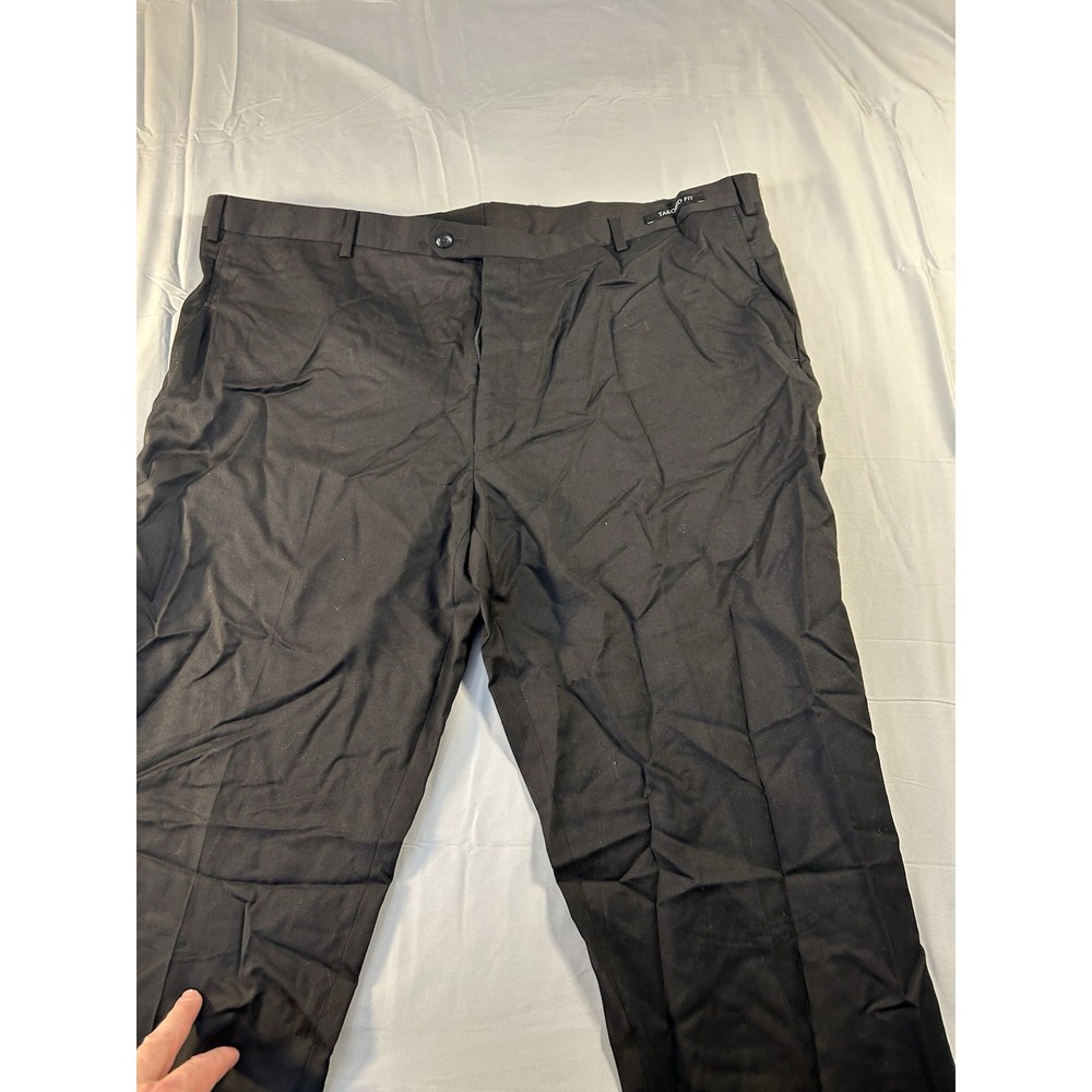 Jos A Bank Reserve Tailored Fit Wool Dress Pants Mens 44R Black MSRP $320